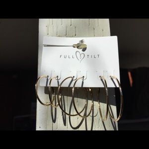 Earring hoops (3) pairs